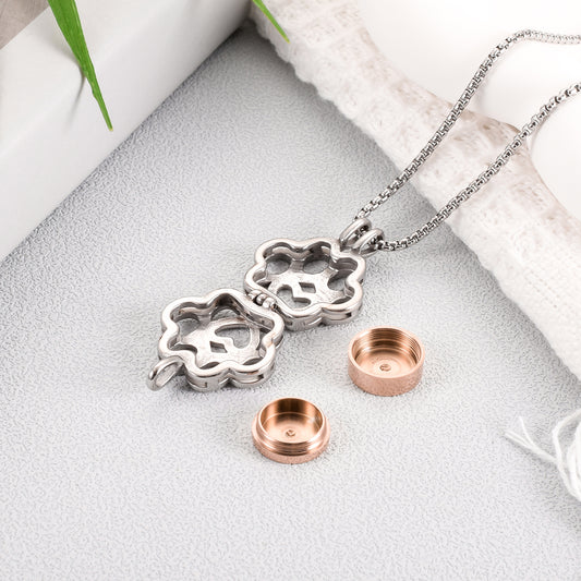 Rose Gold Eternity Paw Cremation Jewelry