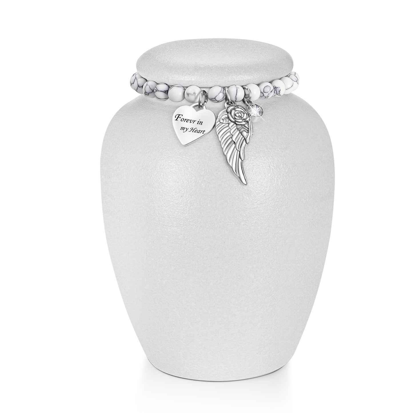 4.8in Ceramic Urn for Ashes Keepsake