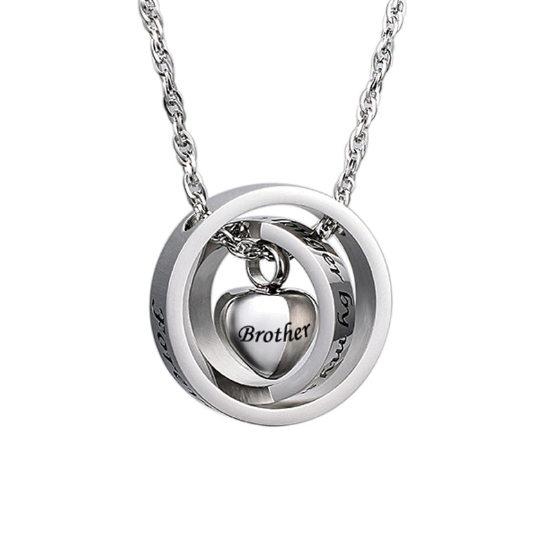 Heart Cremation Pendant Necklace for Ashes