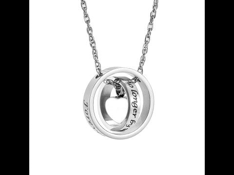 Heart Cremation Pendant Necklace for Ashes