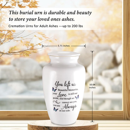 10 Inches Cremation Urns for Human Ashes Ceramic Keepsake