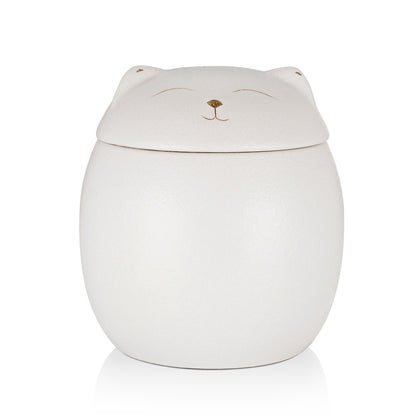 Smiley Shaped Pet Urn for Cat or Dog Memorial Keepsake