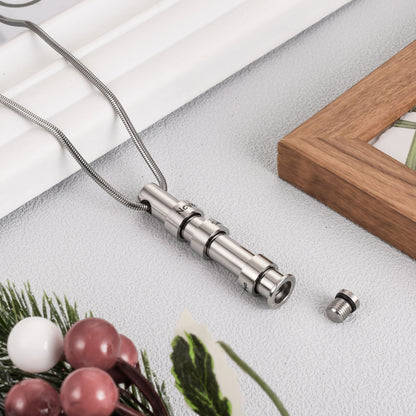 Bar Memorial Cremation Necklace