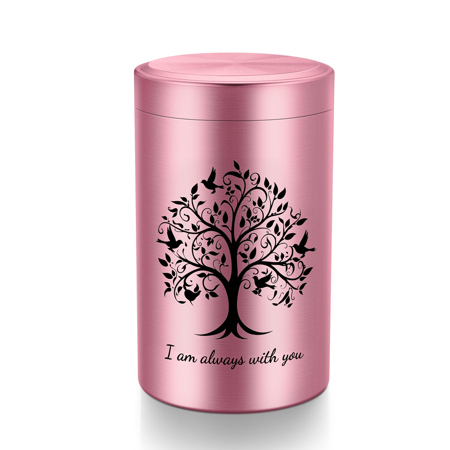Small Aluminum Keepsake Urn for Human Ashes -Tree of Life