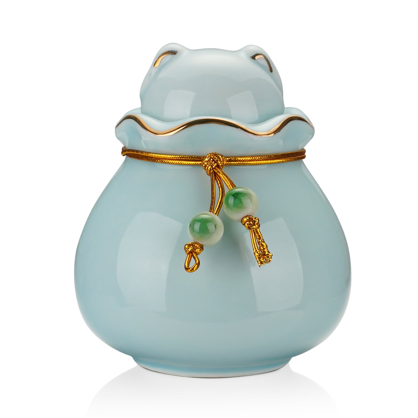 Ceramic Pet Memorial Urn for Cat or Dog