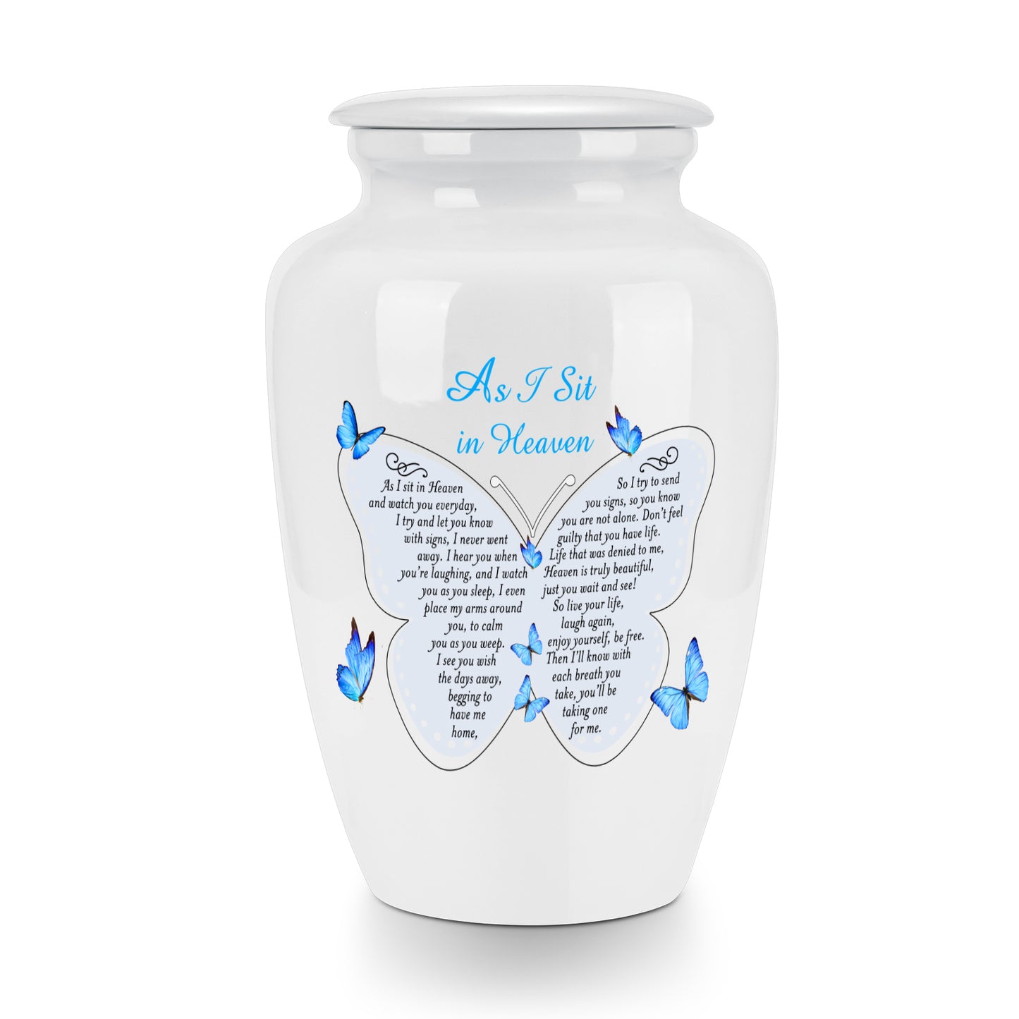 10 Inches Cremation Urns for Human Ashes Ceramic Keepsake