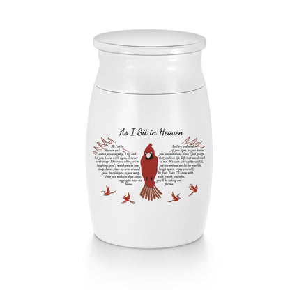 Butterfly Aluminium Memorial Small Keepsake Urn