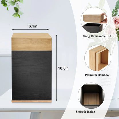 Large Cremation Wood Urn for Ashes