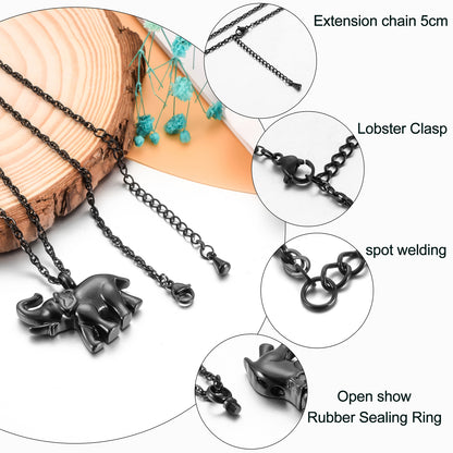 The Elephant Cremation Necklace