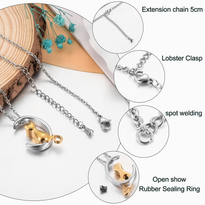 Cat Cremation Jewelry for Pets