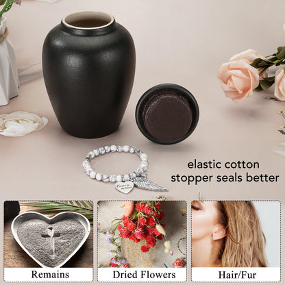 4.8in Ceramic Urn for Ashes Keepsake