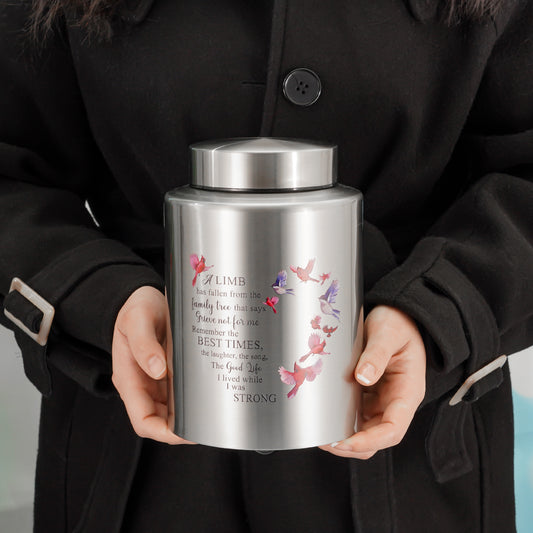 140 lbs Stainless Steel Urn for Human Ashes