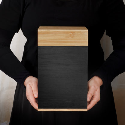 Large Cremation Wood Urn for Ashes