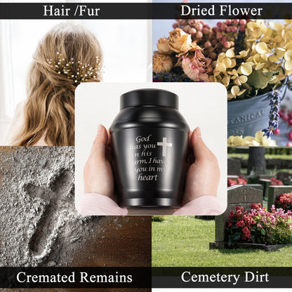 5.5 Inches Stainless Steel Urns for Human Ashes