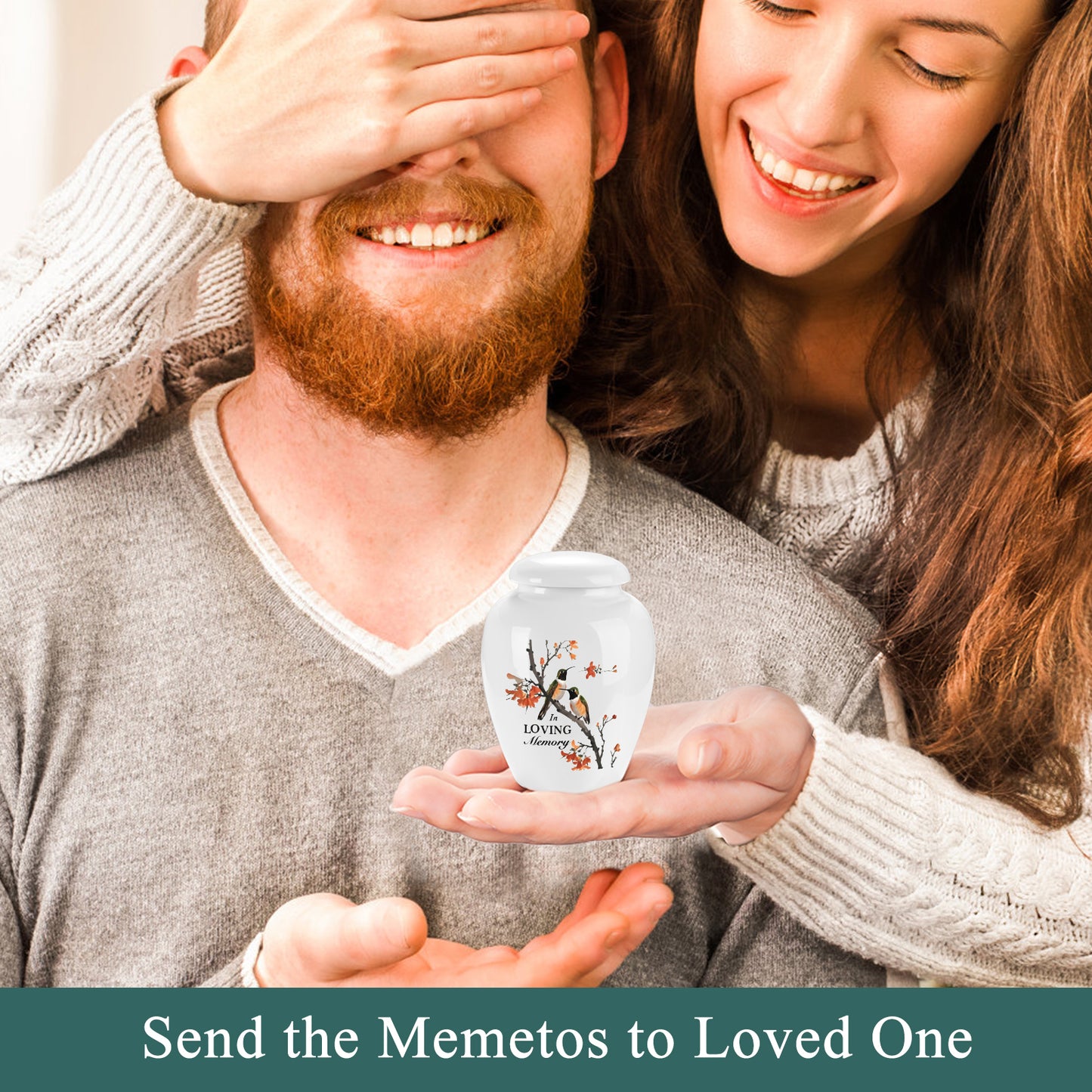 2.6 inch Ceramic Urn for Ashes