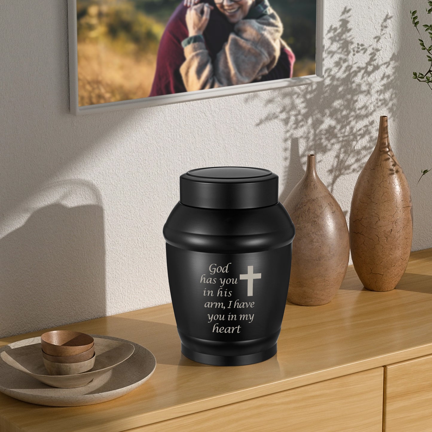 5.5 Inches Stainless Steel Urns for Human Ashes