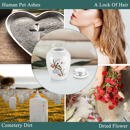 2.6 inch Ceramic Urn for Ashes