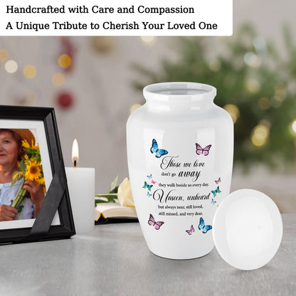 10 Inches Cremation Urns for Human Ashes Ceramic Keepsake