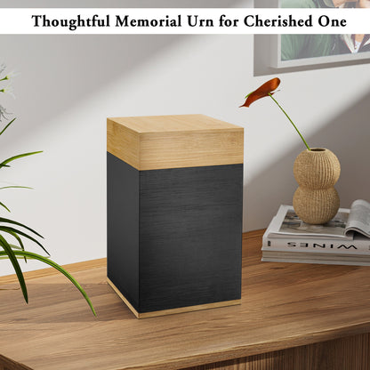Large Cremation Wood Urn for Ashes