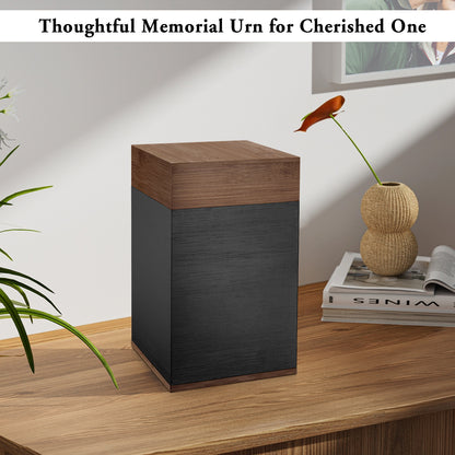 Large Cremation Wood Urn for Ashes