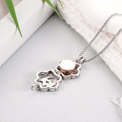 Rose Gold Eternity Paw Cremation Jewelry