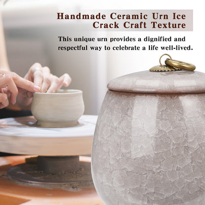 Ceramic Small Keepsake Urn for Human Ashes