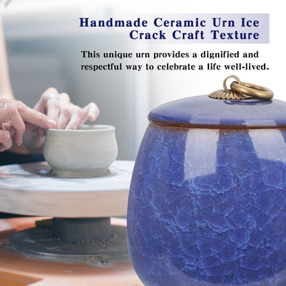 Ceramic Small Keepsake Urn for Human Ashes