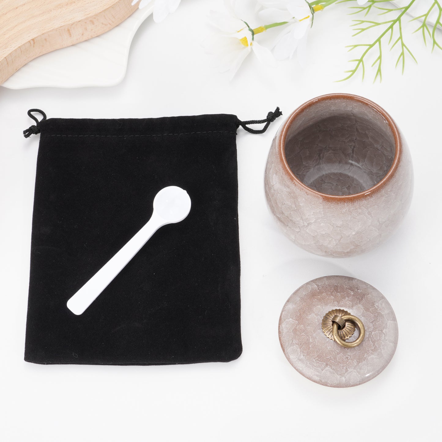 Ceramic Small Keepsake Urn for Human Ashes