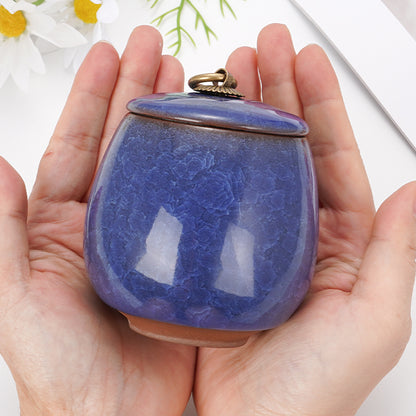 Ceramic Small Keepsake Urn for Human Ashes