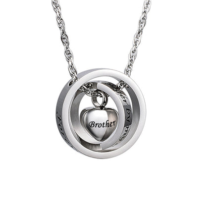 Heart Cremation Pendant Necklace for Ashes