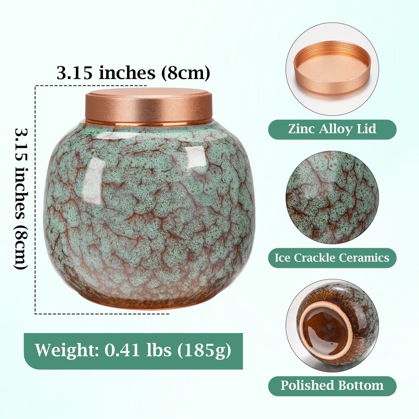 Ceramic Urn for Ashes Keepsake