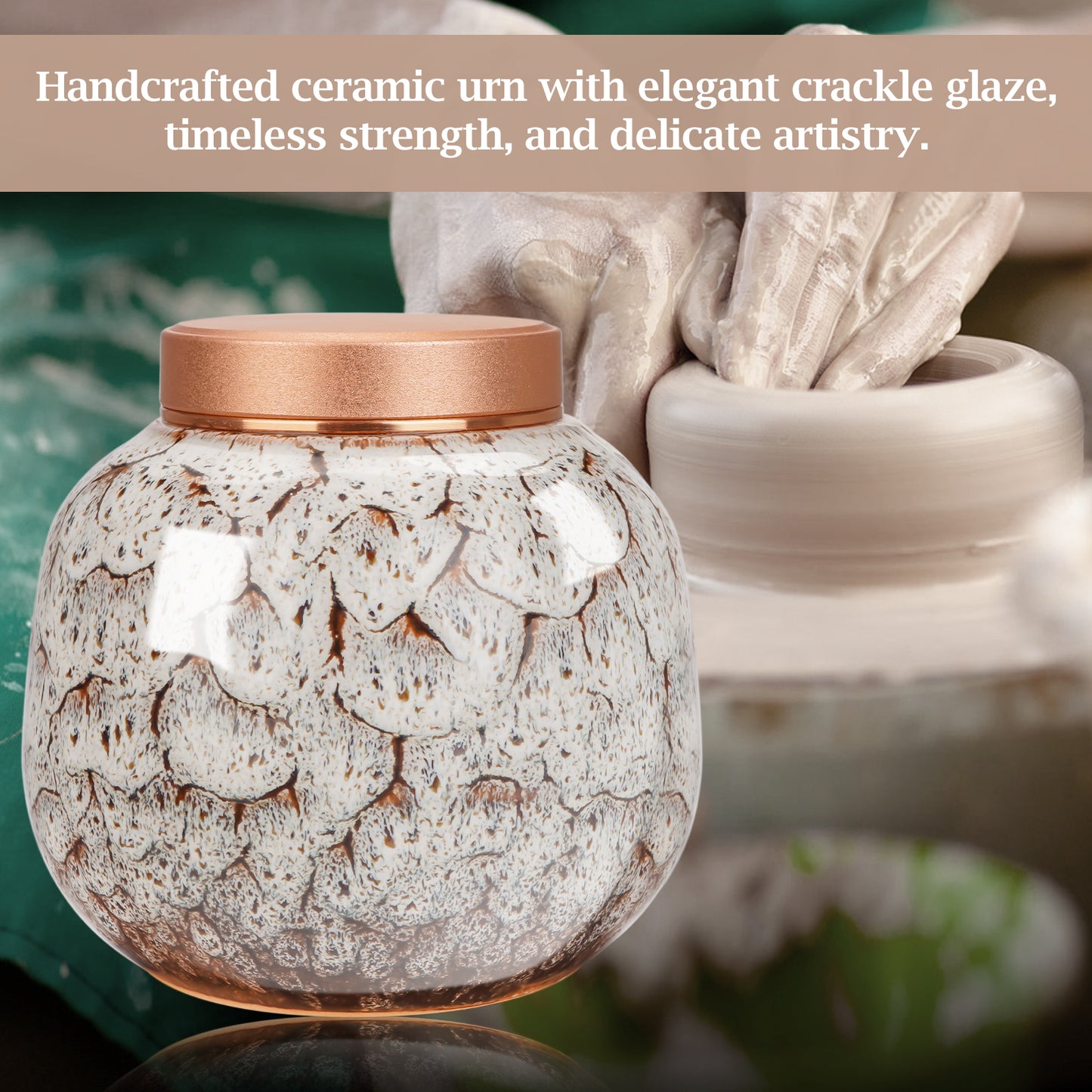 Ceramic Urn for Ashes Keepsake