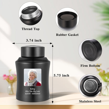 Stainless Steel Photo Customized Urn