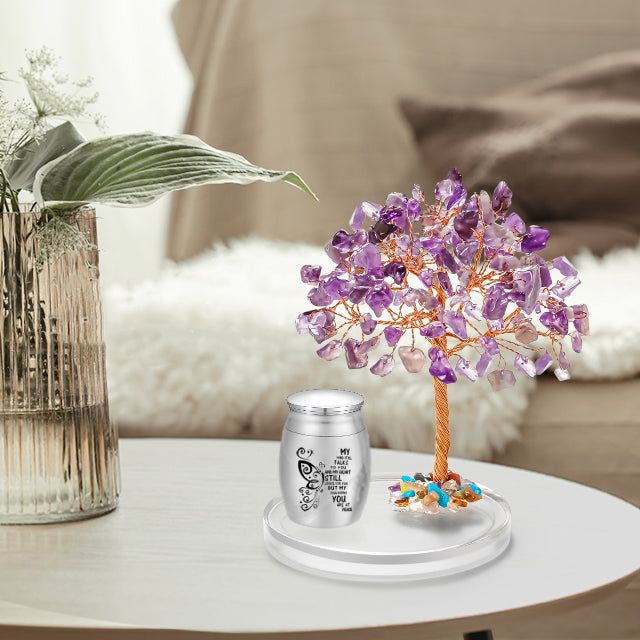 Crystal Tree of Life Cremation Mini Urn