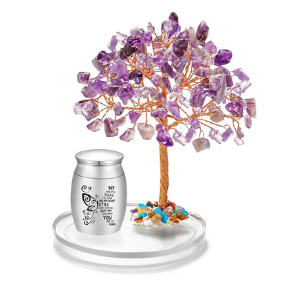 Crystal Tree of Life Cremation Mini Urn