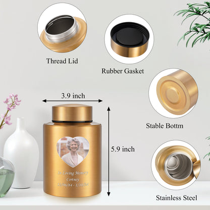 Photo Customized Stainless Steel Urn