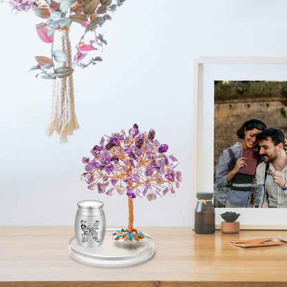 Crystal Tree of Life Cremation Mini Urn