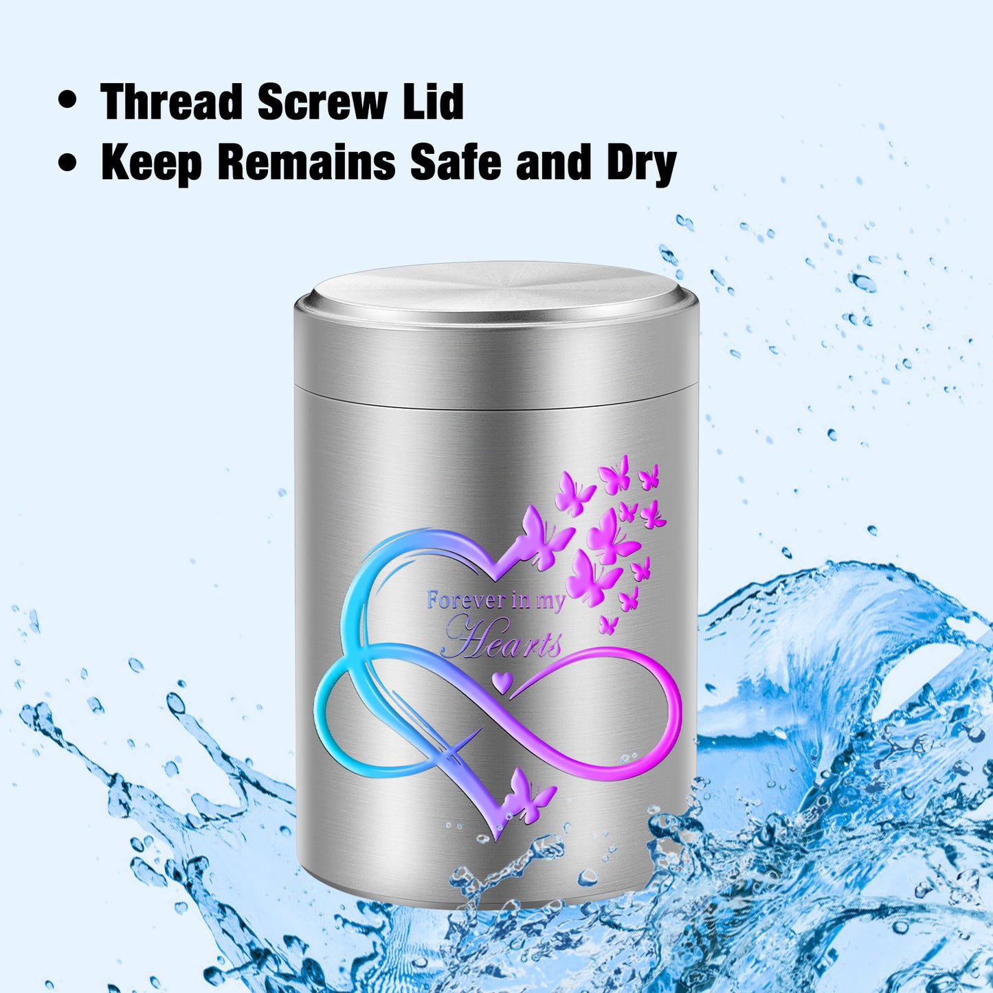 2.6 inch Aluminum Urn for Ashes