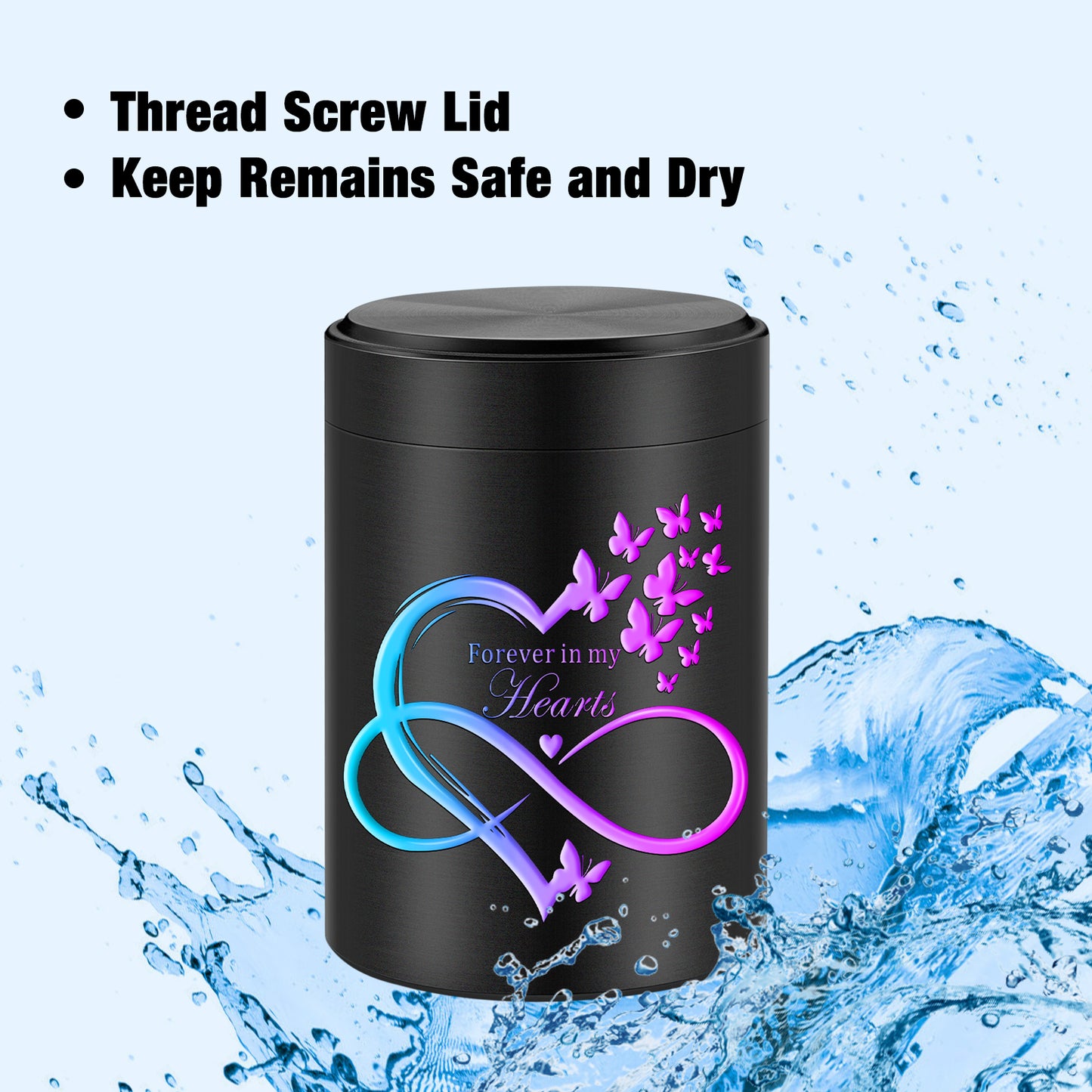 2.6 inch Aluminum Urn for Ashes