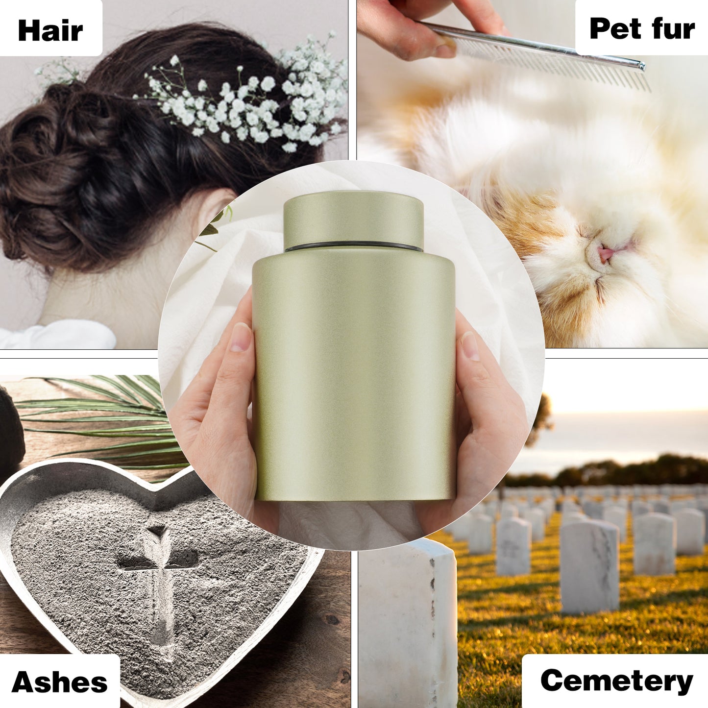 Photo Customized Stainless Steel Urn