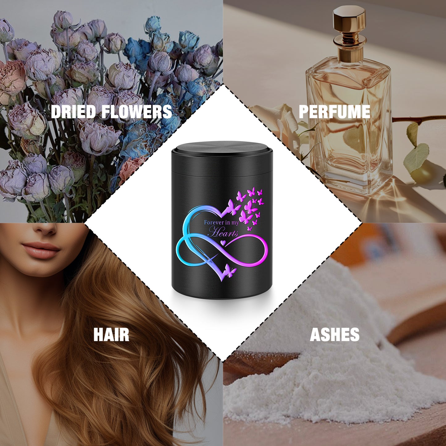 2.6 inch Aluminum Urn for Ashes