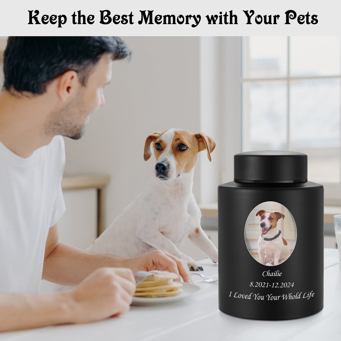 Photo Customized Stainless Steel Urn