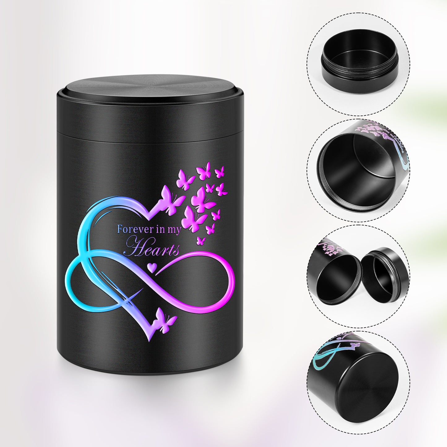 2.6 inch Aluminum Urn for Ashes