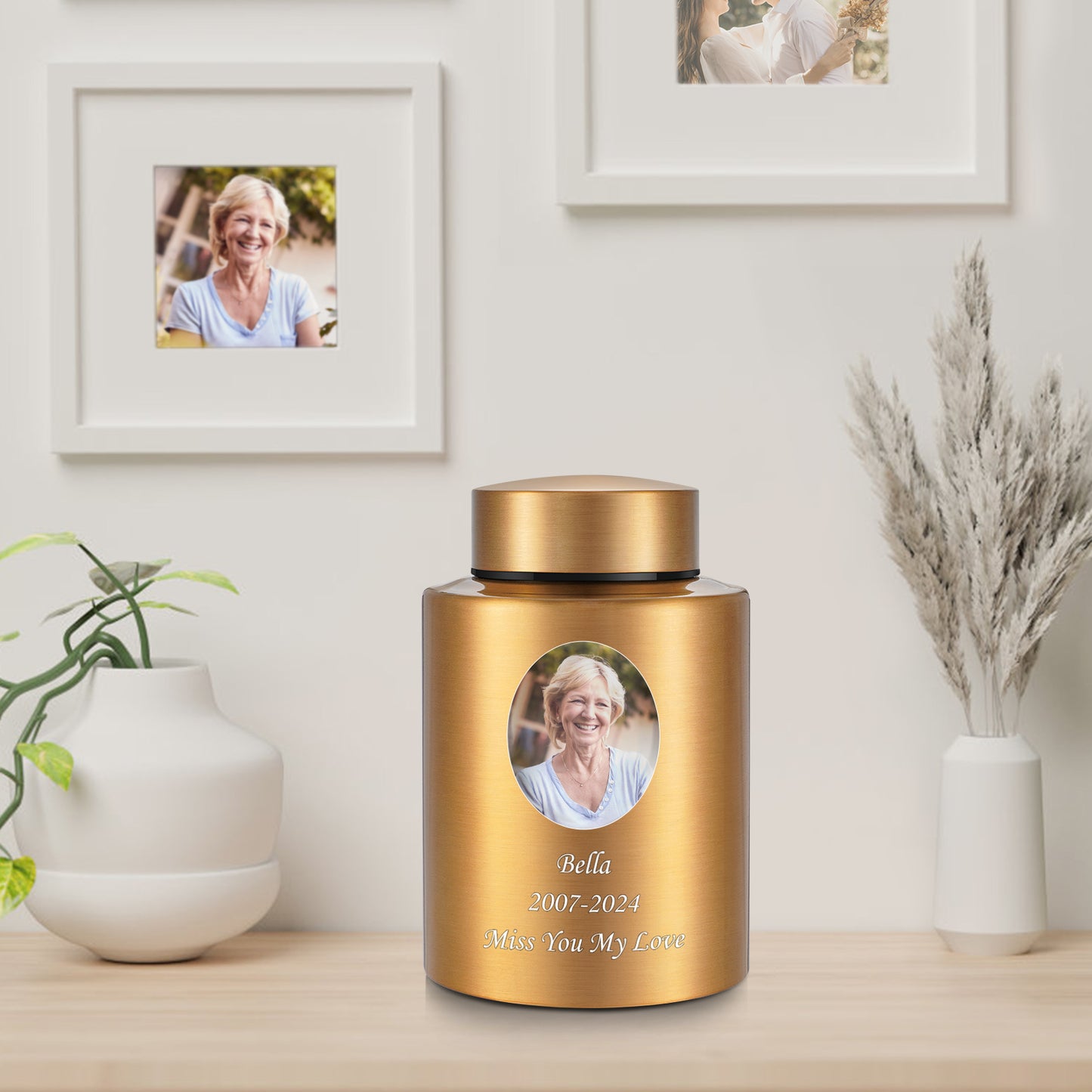 Photo Customized Stainless Steel Urn