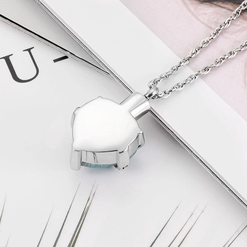 Heart  Cremation Pendant Necklace for Women