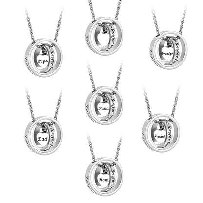 Heart Cremation Pendant Necklace for Ashes