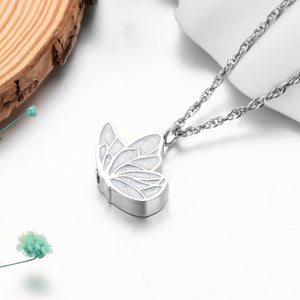 Unique Butterfly Memorial Necklace for Ashes
