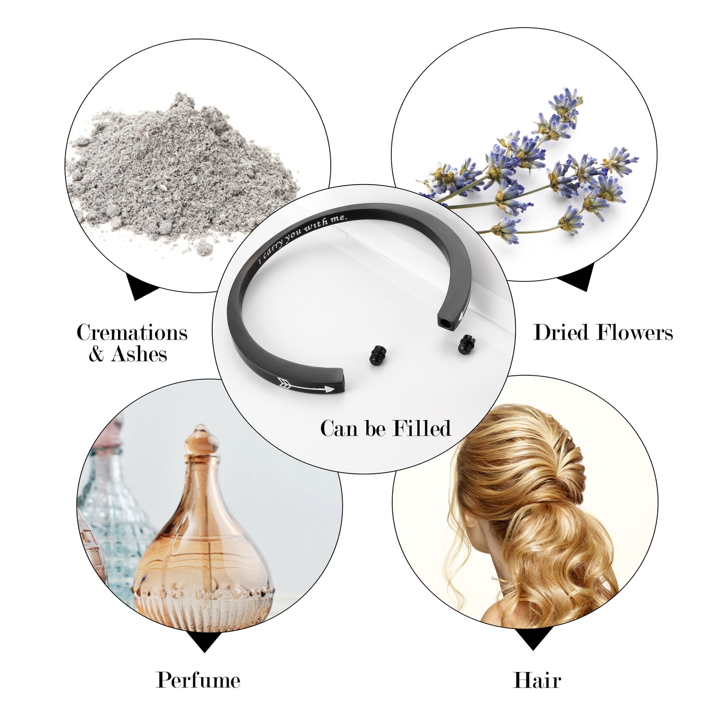 Memorial Cremation Bracelet