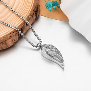 Angle Wings Cremation Pendant