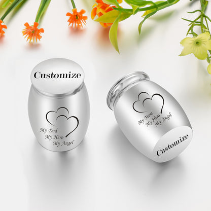 Heart Cremation Urns Ashes Holder